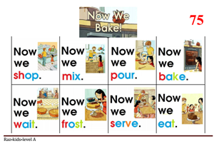 Now we bake